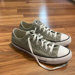 Converse Olive Low-Top Sneakers